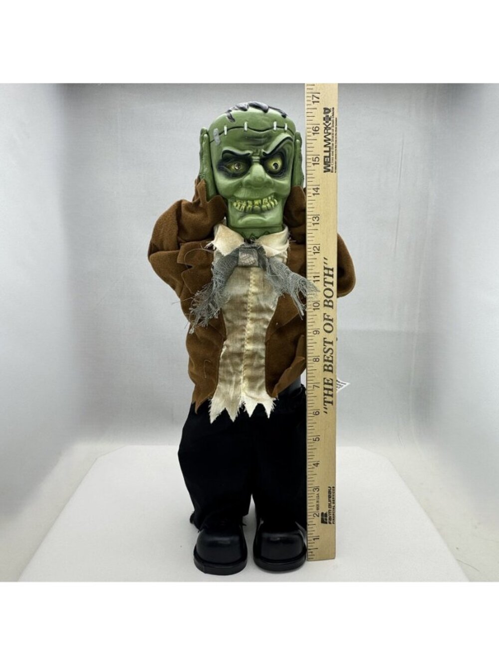 2008 Magic Power Heads Up Frankie 17" Animated Frankenstein Halloween Works - Picture 13 of 17